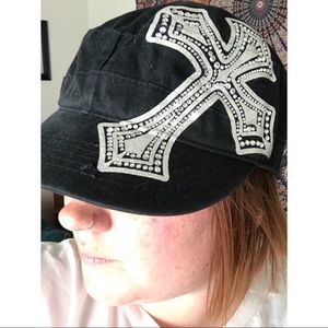 Blingy cross hat